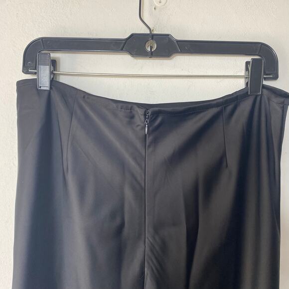 Chico’s Knee-Length Skirt SZ 1.5 (10) Classic Black Stretch Career Modest Goth - Picture 6 of 6
